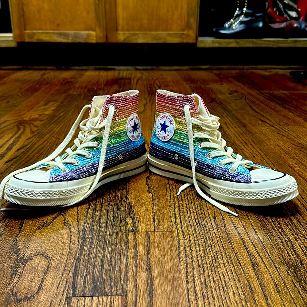 Limited edition PRIDE Converse shoes